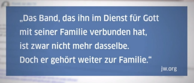 Zitat jw org Familie